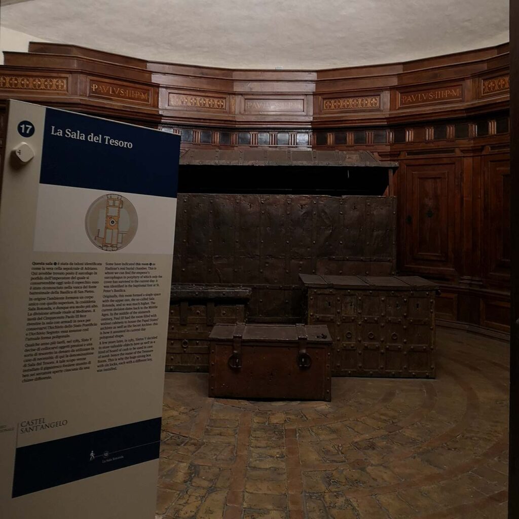 Sala del Tesoro castel sant angelo roma