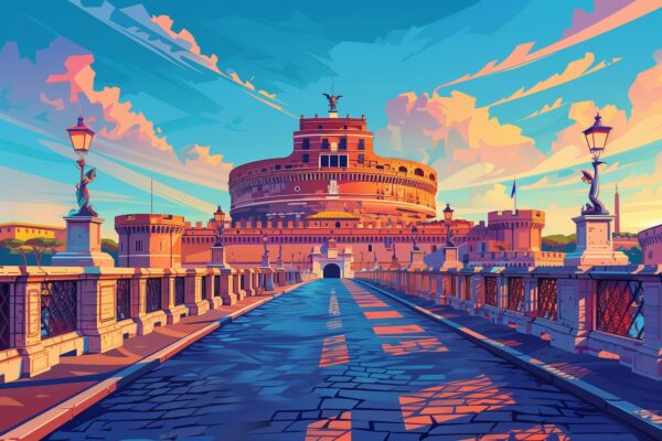 castel sant'angelo explicado às crianças